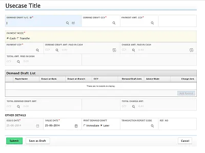 Long Form Design banking finance floating label form form design multi colmn form