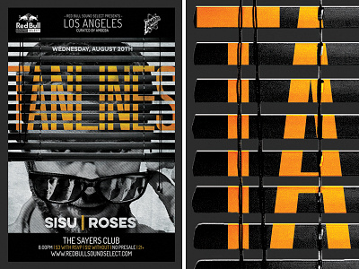 Tanlines For Red Bull Sound Select gigposter red bull sound select tanlines