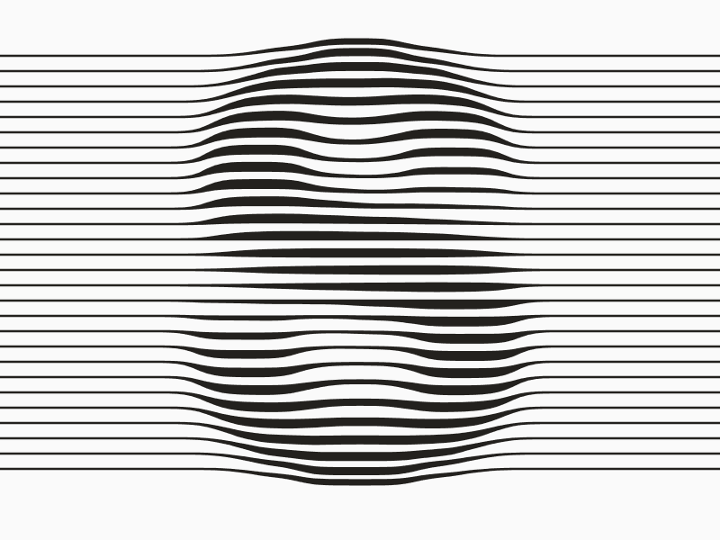 STRIPED font gif motion typography