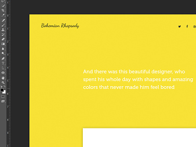 minimal homepage minimal