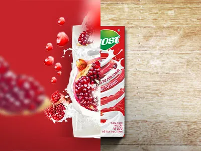 Think inside the box box milk pomegranate yogurt