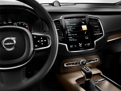 Volvo UI sensus user interface volvo