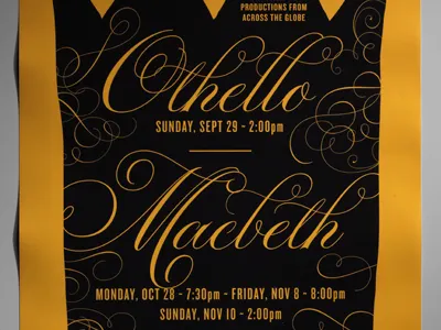 Theatre Posters environmental design posters typography