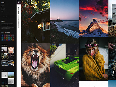 Eris theme for tumblr design masonry photography responsive theme tumblr tumblr theme web