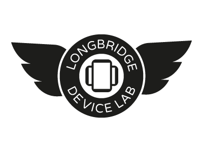 Logo Draft 03 circles device lab logo wings