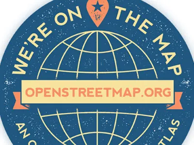 on the map design icon illustration openstreetmap osm texture