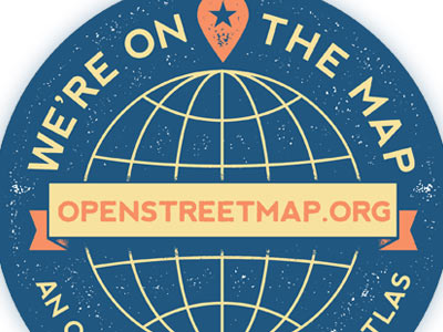 on the map design icon illustration openstreetmap osm texture