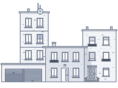 More buildings building illustration