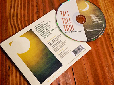 Tall Tale Trio Album Back albumb cover cd classical design jazz music packaging