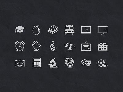 Educate Icons book class education flat icon icons learning outlined school teacher university