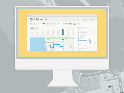 Automatic, coming soon to the web automatic car dashboard data driving marketing