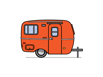 Camper Preview #4 camper design graphic design graphics illustration old school rv vector vintage