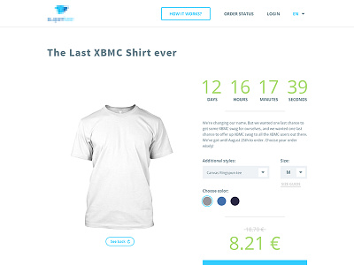 Finished project shirts ui userinterface ux webdesign