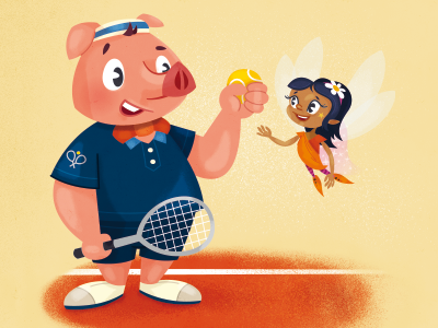 How about some tennis? book children illustration story