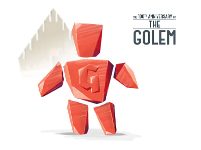 Golem 100th Anniversary anniversary cg golem illustration paint wacom