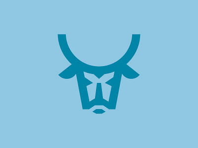 Wrangler Bull graphic design icon icons identity logo logos thicklines