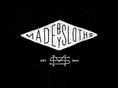 Made By Sloths branding hand drawn hand lettering lettering logo logo design typography vintage