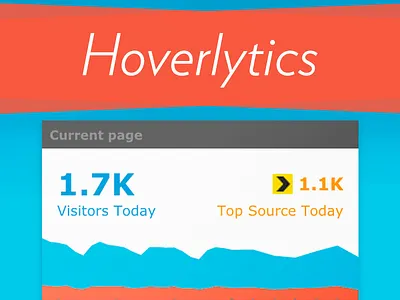 Hoverlytics analytics chart google graph hover hoverlytics page panel site stats visitors website