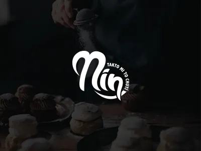 Nin - takto mi to chutí branding calligraphy ci cooking font food handwritten logo taste typography