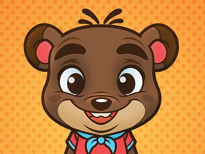 Cute Bear by ATS brand cartoon characterdesign kids licensing vector