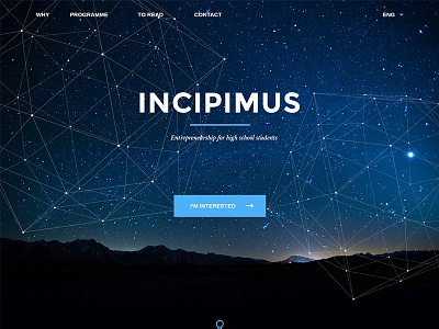 Incipimus cta landingpage nav sphere ui userinterface