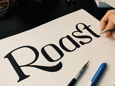 Roast handlettering lettering