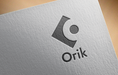 "Orik" E-commerce Logo Design 3d branding graphic design logo