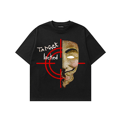 Target Locked || streetwear t-shirt design animation branding creative design graphic design hmgtshirt illustration logo minimalist mordan motion graphics tshirt design ui unique tshirt design