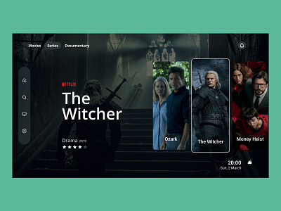 TV App #DailyUI 025 design ui ui design uiux uiux design user interface