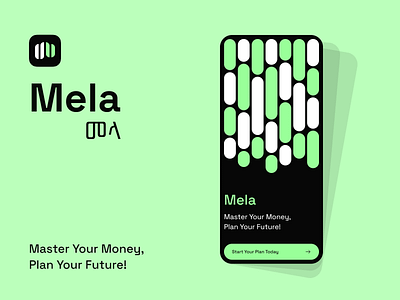 Mela – Personal Finance App aesthetic app design app ui app uiux logo minimal mobile mobile app mobile ui modern ui ui design ux design