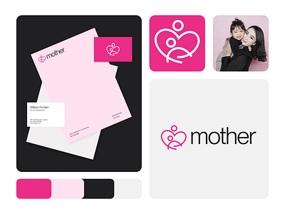 Mother Clinic - Logo & Brand Identity Design brand design brand identity branding clinic design doctor logo graphic design healthcare healthcare logo hospital logo logo logo mark logo type medical minimal mother redesign