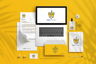 J O B C A S T E L branding creativelogo design freelancer graphic design illustration logo logoexcellent minimal typography ui