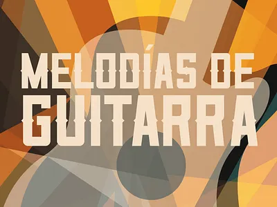 Guitar Melody graphic design illustration poster poster design