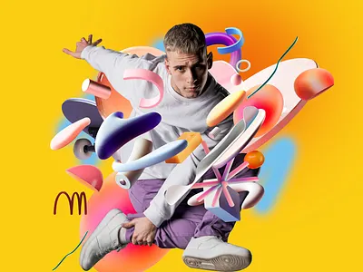 Vibrant Chaos: Where Creativity Meets Movement art branding design figma graphic graphic design illustration motion graphics ui ux