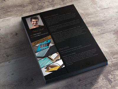 Portfolio CV cv portfolio resume resume design resume template