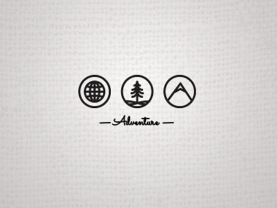 Adventure adventure earth icon logo minimal mountain pine tree travel tree