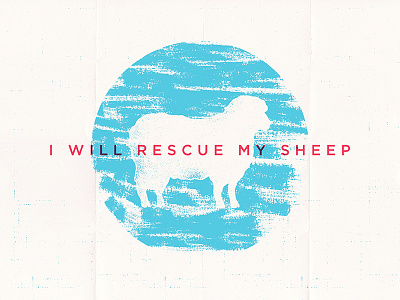 Rescue bible church josh warren lamb media paint texture typography verse