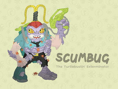 Scumbug beetle cockroach foot illustration mutant ninja scumbug tmnt turtles