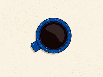 Camp Caffeine aufiero camping coffee flat illustration minimal