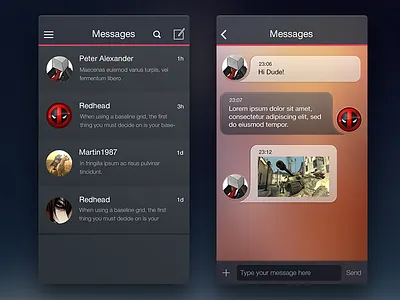 Messages app chat ios iphone messages mobile