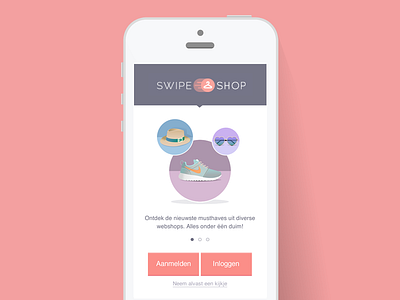 Swipe&Shop fashion app app application fashion illustration interface swipeshop ui design ux design visual design