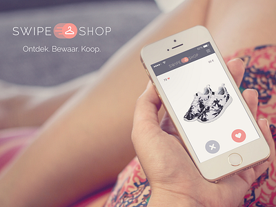 Swipe & Shop fashion app app application swipe and shop swipenshop swipeshop ui design ux design visual design