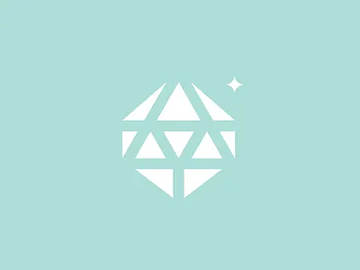 Dribbble 026 gem identity killed logo mark