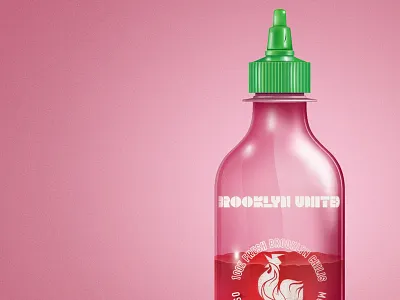 Sriracha United Illustration bottle brooklyn chili hot illustration sriracha united
