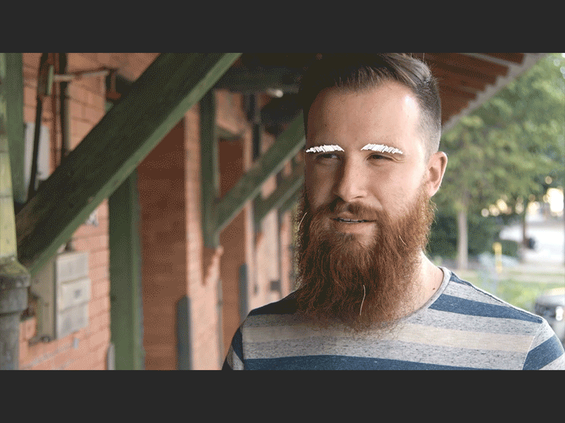 Are eyebrows considered facial hair? animation cartoon cel animation coth flat highlands mcbeardish motion graphics