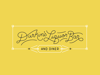 another unused iteration... branding custom lettering identity lettering logo logotype restaurant script