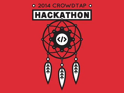 Crowdtap Hackathon - I Dream of Crowdtap code codecatcher crowdtap dream dreamcatcher hackathon hoodie illustration product red