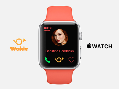 Wakie Apple Watch apple apple watch iwatch mad men red smartwatch ui ux wakie wearables