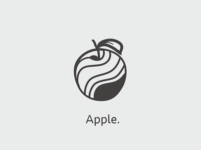 Apple Dribble allison wang apple appleson graphic design icon illustrator