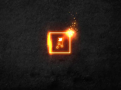 PlaceChallenge burning logo burning concrate fire geolocalization logo placechallenge platform wall